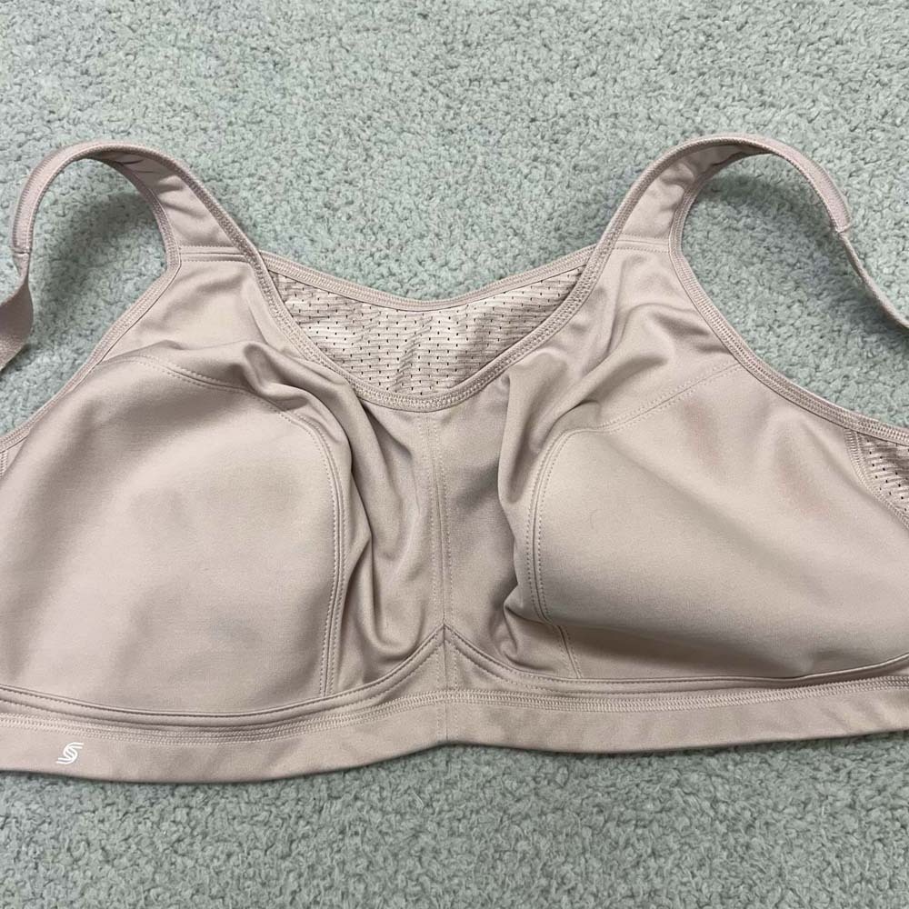 Glamorise Bra 44DD Sports Bra 1067 No bounce camisole elite Medium Support